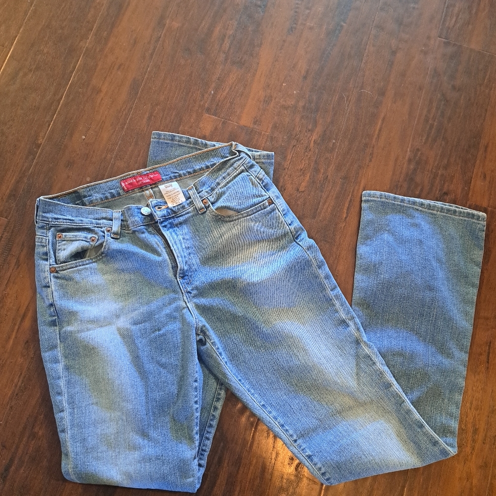 515 boot cut stretch levis size 10
